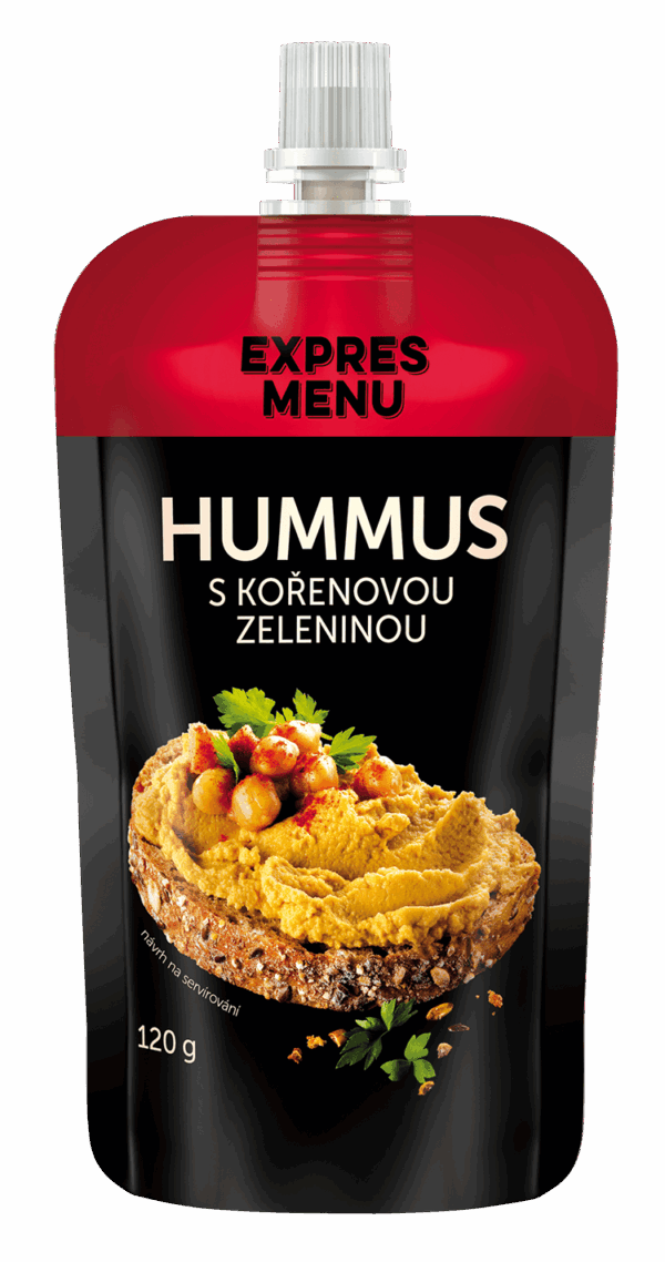 Hummus s koreňovou zeleninou