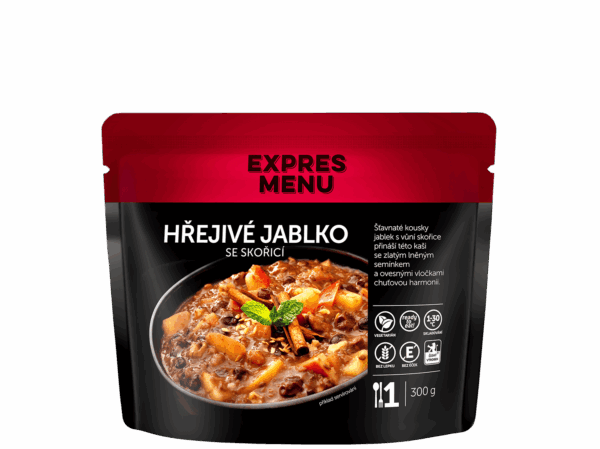 Hrejivé jablko so škoricou
