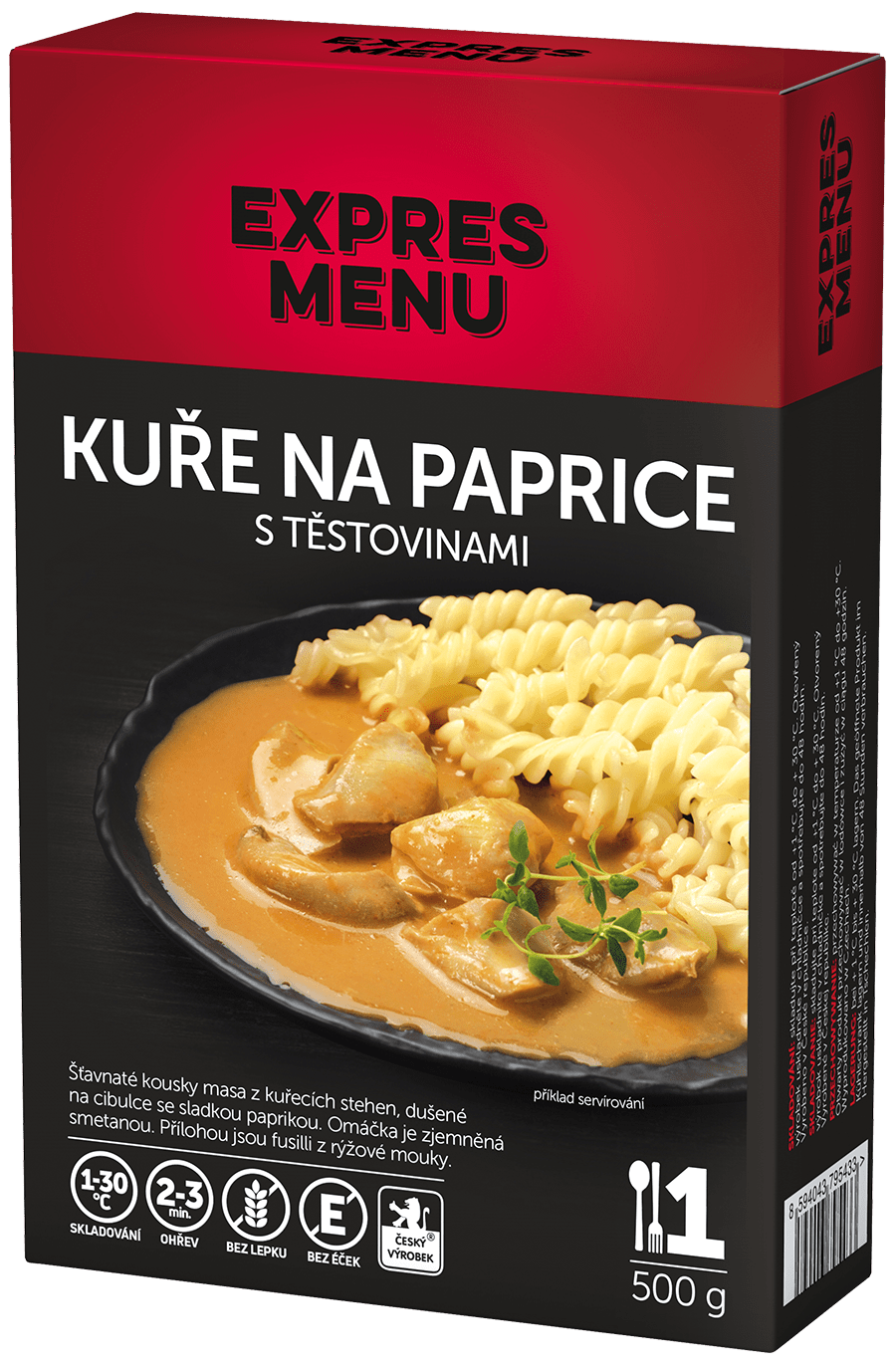 KM Kuracie mäso na paprike s cestovinou
