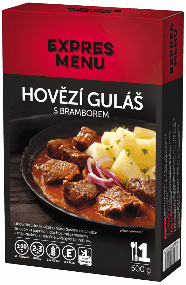 KM Hovädzí guláš se zemiakmi