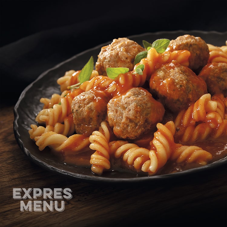 KM Mäsové guľočky v rajčinovej omáčce s fusilli – Obrázok 7