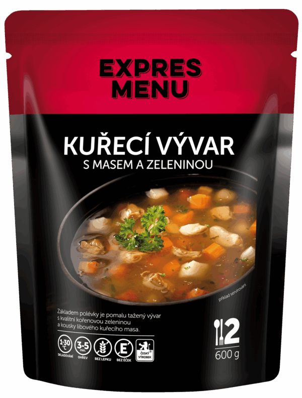 Kurací vývar so zeleninou