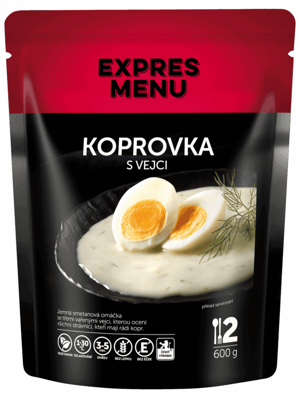 Kôprovka s vajíčkami