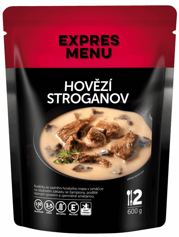 Hovädzí Stroganov